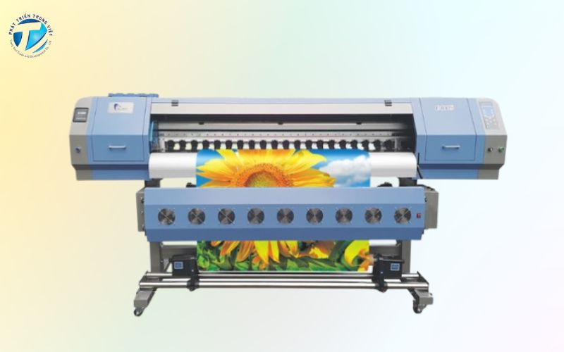 Máy in tem nhãn decal Allwin 4 Đầu Epson DX5